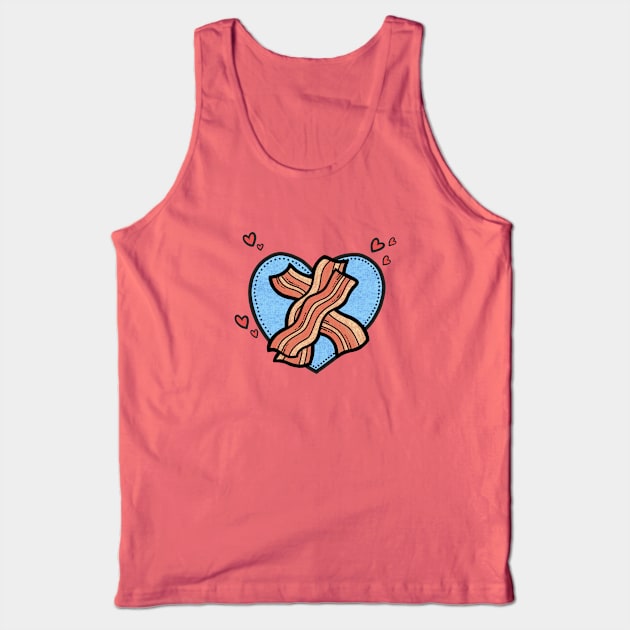 Bacon lover Tank Top by Fushiznick